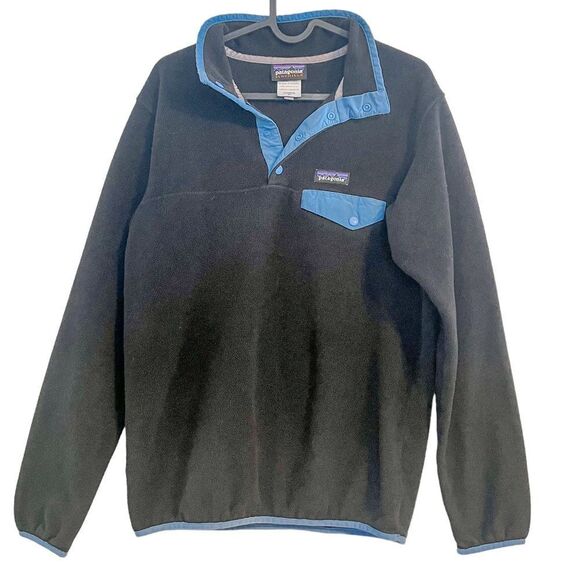Patagonia Synchilla Snap-T Pullover Sweater Black M - Picture 5 of 11